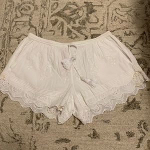 White Calypso Shorts